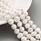Natural Cultured Freshwater Pearl Beads Strands, Potato, Old Lace, 9~10mm, Hole: 0.6mm, about 19~20pcs/strand, 6.10~6.50 (15.5~16.5cm)