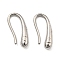 Non-Tarnish 304 Stainless Steel Dangle Earrings, Teardrop, Stainless Steel Color, 14x6.5x3mm