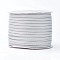 Nylon Ribbon, Stripe Pattern, For Jewelry Making, Silver, 3/16 inch(5mm), 200yards/roll(182.88m/roll)