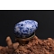 Natural Blue Spot Jasper Egg Figurines Statues for Home Office Desktop Decoration, 30x20mm