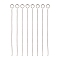 Tarnish Resistant 304 Stainless Steel Eye Pin, 40mm, Pin: 0.6mm, Hole: 2mm, 5000pcs/bag