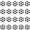 SUNNYCLUE 1 Box 30Pcs Soccer Charms Bulk Sport Ball Charm Silver Enamel Metal Black White Flat Round Football Alloy Sports Charms for Jewelry Making Charms DIY Necklace Bracelet Earring Crafting Women