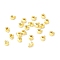 Brass Crimp Beads, Long-Lasting Plated, Column, Real 18K Gold Plated, 0.4x0.3x0.2cm, Hole: 1mm