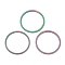 Ion Plating(IP) 304 Stainless Steel Linking Ring, Nickel Free, Round Ring, Rainbow Color, 20x0.8mm