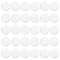 Brass Pendants, Stamping Blank Tag, Flat Round, Silver Color Plated, 20x1mm, Hole: 2mm, 30pcs/box