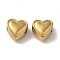 Ion Plating(IP) 304 Stainless Steel Beads, Heart, Golden, 8x8x6mm, Hole: 2.3mm