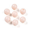 Opaque Solid Color Glass Beads, Round, Antique White, 8~8.5mm, Hole: 1.2~1.6mm, about 1420pcs/1000g