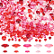 6000Pcs 10 Styles Pointed Back Acrylic Rhinestone Cabochons, Faceted, Diamond Shaped, Mixed Color, 4.5~8x2.5~4mm