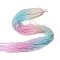Transparent Gradient Color Glass Beads Strands, Faceted Round, Sky Blue, 2mm, Hole: 0.8mm, about 160~178pcs/strand, 13.58 ~14.17 inch(34.5~36cm)