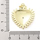 Латунные микро проложить кубического циркония подвески KK-Q814-24G-3