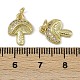 Латунные микро проложить кубического циркония подвески KK-I358-060C-G-3