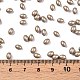 Выпечка расписных стеклянных бусин SEED-C004-04M-4