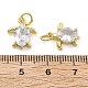 Латунные микро проложить кубического циркония подвески KK-U060-20G-C-3