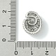 Подвески из латуни с покрытием из прозрачного кубического циркония KK-S378-01P-G-3