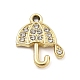 Подвески из сплава и страза FIND-U026-10G-1