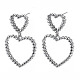 Серьги-гвоздики из латуни KK-N232-105P-NF-4