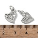 Латунные микропаве прозрачные подвески с фианитом KK-S367-14B-3