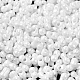 Непрозрачные цвета блестящие стеклянные бусины SEED-B001-01A-12-3