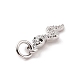 Латунные микро проложить кубического циркония подвески KK-C012-27P-3