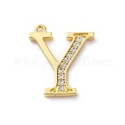Подвеска из латуни с микропаве из кубического циркония KK-H449-76G-14