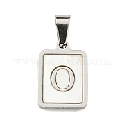 Подвески из натуральной белой ракушки из нержавеющей стали 304 STAS-S130-03P-O