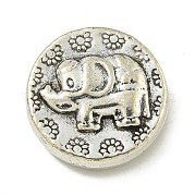 Сплавочные овальные бусины тибетского стиля  FIND-U015-15AS-01