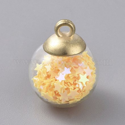 Стеклянный шар подвески GLAA-WH0015-26M-1