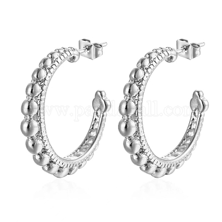 Серьги-гвоздики из нержавеющей стали 304 QB0948-1-1
