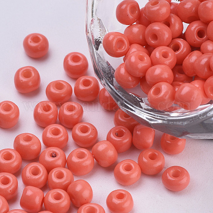 Выпечка краска стеклянные бусины SEED-Q025-4mm-M10-1