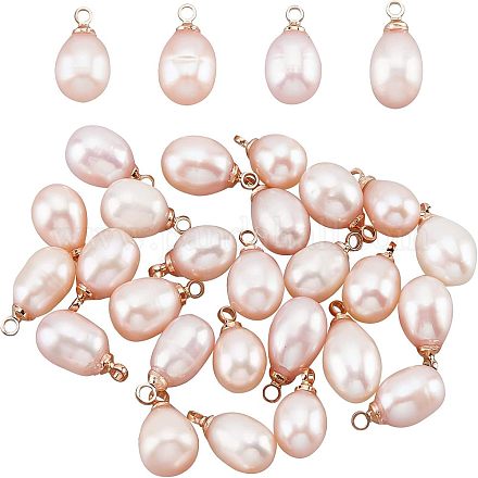 Подвески из натурального жемчуга PEAR-NB0001-45-1