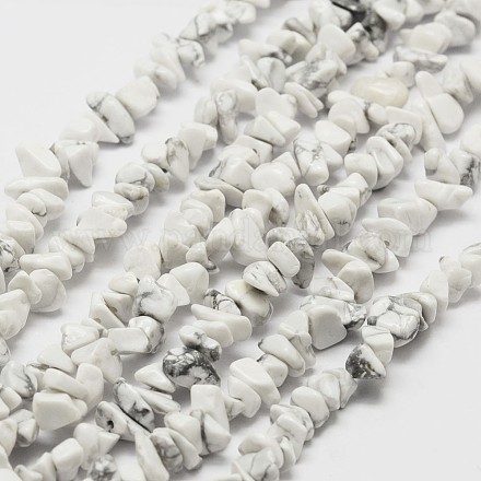 Натуральный Howlite бисер нить X-G-F328-05-1