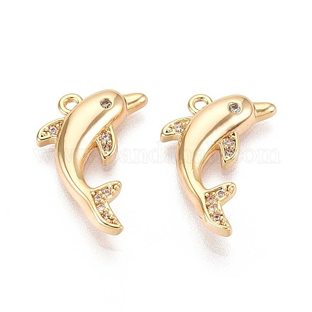 Латунные микро проложить кубического циркония подвески KK-T074-84G-1
