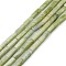 Natural TaiWan Jade Beads Strands, Cuboid, 12~13x4x4mm, Hole: 1.2mm, about 29~30pcs/strand, 15.24''~15.63''(38.7~39.7cm)