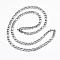 Non-Tarnish 304 Stainless Steel Figaro Chain Necklaces, with Lobster Claw Clasps
, Stainless Steel Color, 23.62 inch(60cm), 5x1.2mm