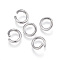 Non-Tarnish 304 Stainless Steel Open Jump Rings, Stainless Steel Color, 12 Gauge, 11x2mm, Inner Diameter: 7mm, about 73pcs/50g
