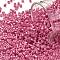 Cylinder Seed Beads, Opaque Colours Luster, Uniform Size, Pale Violet Red, 2x1.5mm, Hole: 0.8mm, about 40000pcs/bag, about 450g/bag