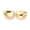 Brass Beads, Cadmium Free & Nickel Free & Lead Free, Triangle, Real 18K Gold Plated, 8.5x7x4.5mm, Hole: 2mm