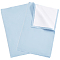 2Pcs 4 Layers Silver Polishing Cloth, Jewelry Cleaning Cloth, Sterling Silver Anti-Tarnish Cleaner, Rectangle, Light Sky Blue, 28.8x18.1x0.18cm