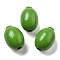 Schima Wood European Beads, Lemon, 27.5x19.5mm, Hole: 5mm