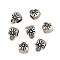 Alloy Tube Bails, Cadmium Free & Lead Free, Thailand Sterling Silver Plated, 10x7x7.5mm, Hole: 1.8mm, Inner Diameter: 4.5mm