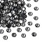 Preciosa® MAXIMA Crystal No Hotfix Flatback Stones, Czech Crystal, Aluminium Layer, Round(438 11 615 Chaton Rose), 00030 260 NightFall, SS8(2.3~2.5mm)