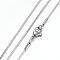 Tarnish Resistant 304 Stainless Steel Herringbone Chain Necklaces, with Lobster Claw Clasps, Stainless Steel Color, 19.5 inch~20 inch(49.5~50.8cm), 1.2mm