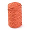 Cotton String Threads, for DIY Crafts, Gift Wrapping and Jewelry Making, Tomato, 3mm, about 150m/roll