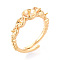 Brass Cup Peg Ring Settings, Adjustable Ring Settings for Half Drilled Beads, Cadmium Free & Nickel Free & Lead Free, Real 18K Gold Plated, 6.5mm, Inner Diameter: 16.2mm, Pin: 0.7~0.8mm