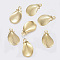 304 Stainless Steel Charms, Shell, Real 18K Gold Plated, 12x7x1.2mm, Hole: 1mm