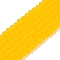 Transparent Glass Beads Strands, Faceted, Frosted, Rondelle, Gold, 2.9~3.3mm, Hole: 1mm, about 144~150pcs/strand, 35~37cm