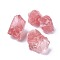 Cherry Quartz Glass Beads, Nuggets, No Hole/Undrilled, 24.5~47x16~41x10~26.5mm, about 100g/bag