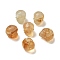 Natural Yellow Quartz Beads, Skull, 9~9.5x8~8.5x9~9.5mm, Hole: 1.4mm