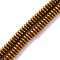 Electroplated Non-magnetic Hematite Beads Strands, Disc, Golden Plated, 4x1.5~2mm, Hole: 1mm, about 250~252pcs/strand, 15.98''(40.6cm)