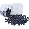 Transparent Glass Beads, Frosted, Round, Mixed Color, 8mm, Hole: 1.3~1.6mm, 200pcs/box, 2boxes/set, about 400pcs/set